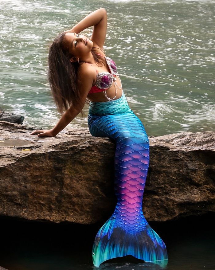 Kids Out of the Sea Guppy Mermaid Tail Skin